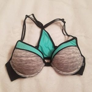 PINK Victoria's Secret Varsity Push-Up Bra